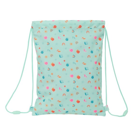 Saco Plano Junior Facil Limpieza Safta Preescolar "Caracol"26 x 34 cm.