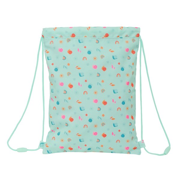Saco Plano Junior Facil Limpieza Safta Preescolar "Caracol"26 x 34 cm.