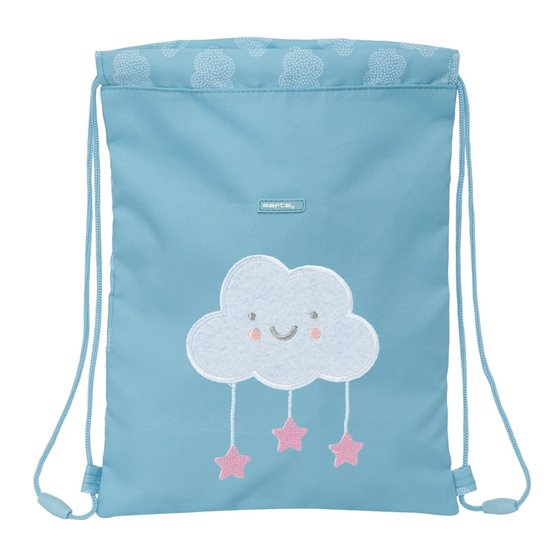 Saco Plano Junior Facil Limpieza Safta Preescolar "Nube"26 x 34 cm.