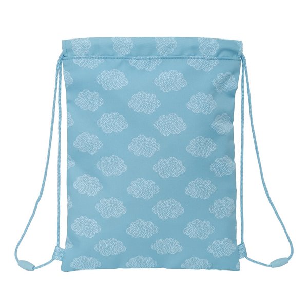 Saco Plano Junior Facil Limpieza Safta Preescolar "Nube"26 x 34 cm.