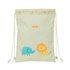 Saco Plano Junior Facil Limpieza Safta Preescolar "Selva"26 x 34 cm.