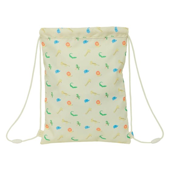Saco Plano Junior Facil Limpieza Safta Preescolar "Selva"26 x 34 cm.