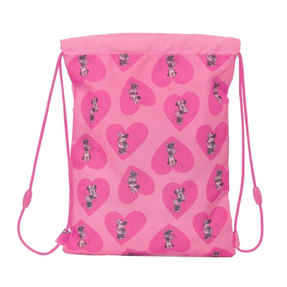Saco Plano Junior Minnie Mouse "Loving"26 x 34 cm.