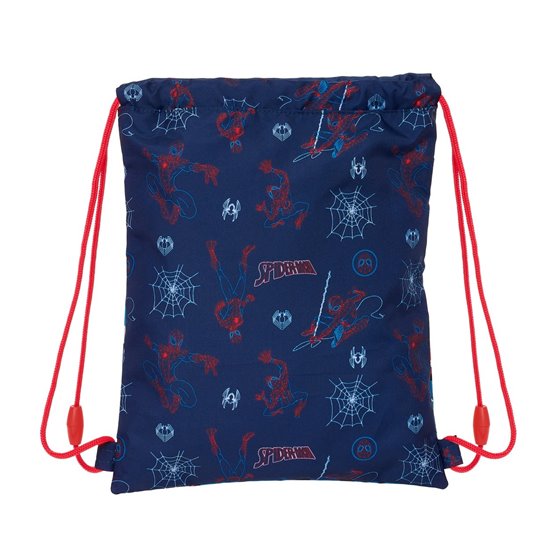 Saco Plano Junior Spider-Man "Neon"26 x 34 cm.