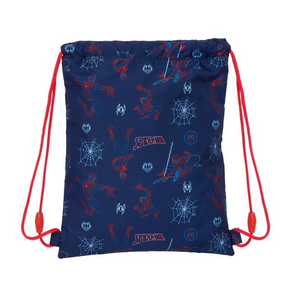 Saco Plano Junior Spider-Man "Neon"26 x 34 cm.