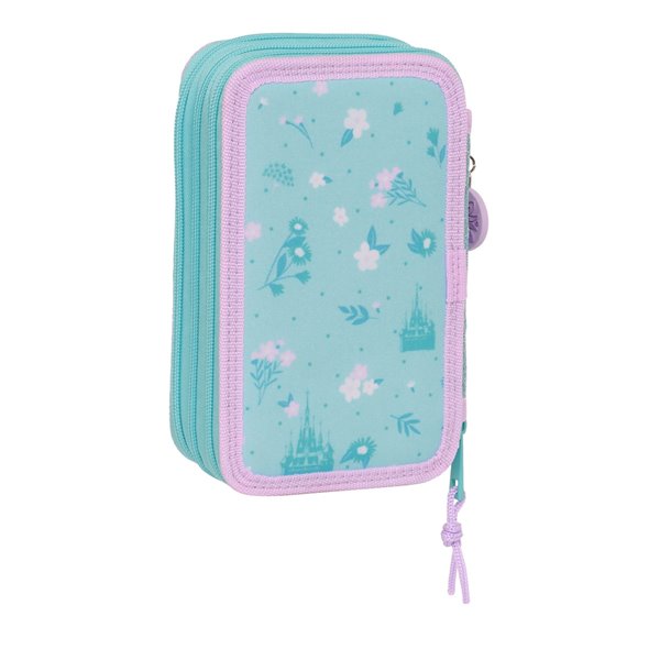 Plumier Triple 36 Piezas Frozen Ii "Hello Spring"12,5 x 19,5 x 5,5 cm.