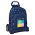 Mochila Con Carro Evolution Benetton "Cool"30 x 46 x 14 cm.