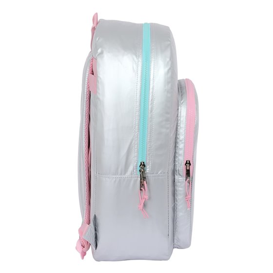 Mochila Adaptable A Carro Benetton "Silver"30 x 46 x 14 cm.