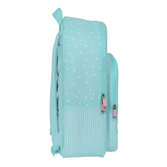 Mochila Adaptable A Carro Reciclado Moos "Butterflies"30 x 46 x 14 cm.