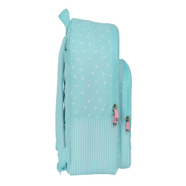 Mochila Adaptable A Carro Reciclado Moos "Butterflies"30 x 46 x 14 cm.