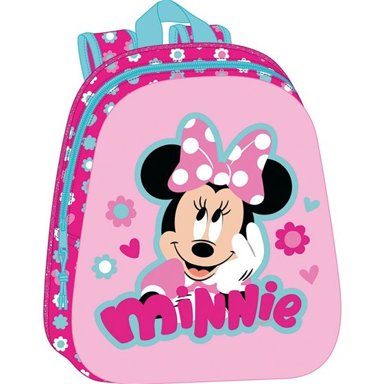Mochila 3D Minnie Mouse27 x 33 x 10 cm.