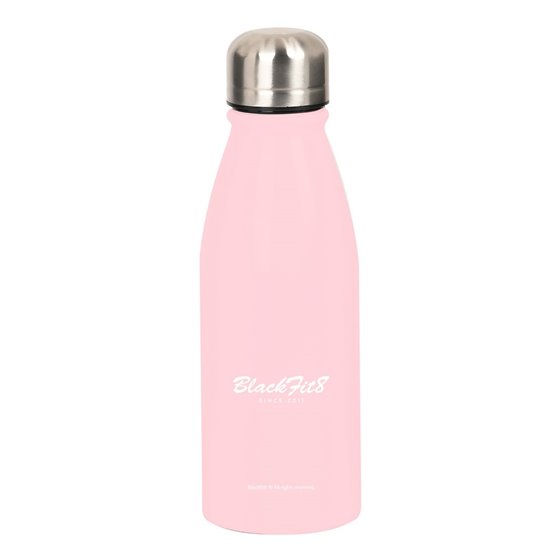 Botella Metalica 500Ml Blackfit8 Rosa6 x 24 cm.