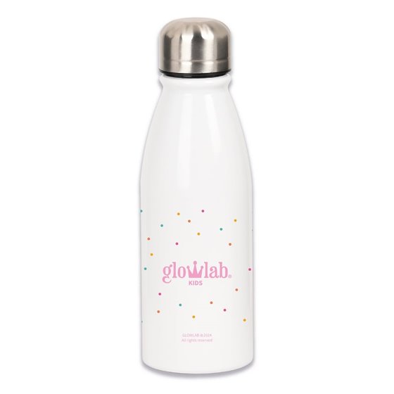 Botella Metalica 500Ml Glowlab Kids "Sweet Home"6 x 24 cm.