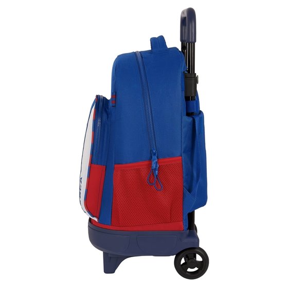 Mochila Grande Con Ruedas Compact Extraible F.C.Barcelona 2ª Equipacion33 x 45 x 22 cm.