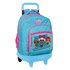 Mochila Grande Con Ruedas Compact Extraible Lol Surprise! "Divas"33 x 45 x 22 cm.
