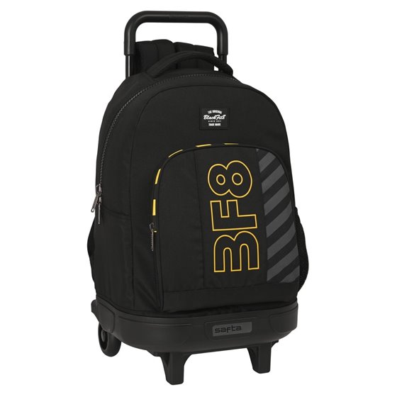 Mochila Grande Con Ruedas Compact Extraible Reciclado Blackfit8 "Zone"33 x 45 x 22 cm.