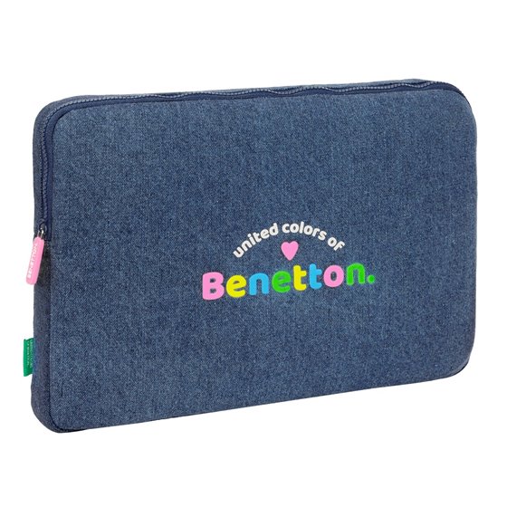 Funda Para Portatil 15,6'' Benetton "Denim"39,5 x 27,5 x 3,5 cm.