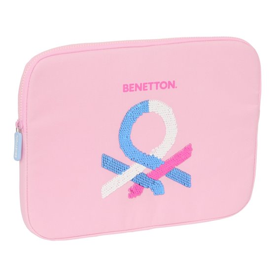 Funda Para Portatil 15,6'' Benetton "Pink"39,5 x 27,5 x 3,5 cm.