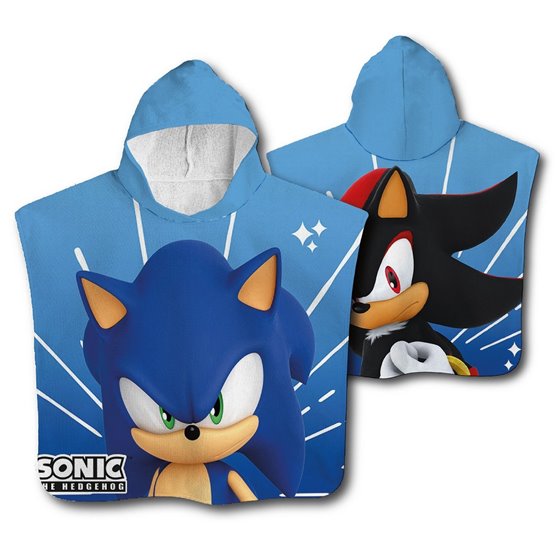 Poncho De Microfibra Sonic "Speed"50 x 100 cm.