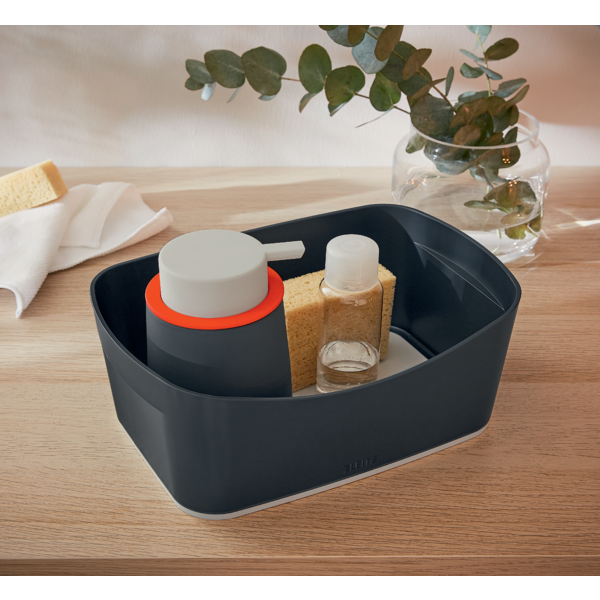 Bandeja De Almacenamiento Leitz Mybox Cosy Gris Terciopelo