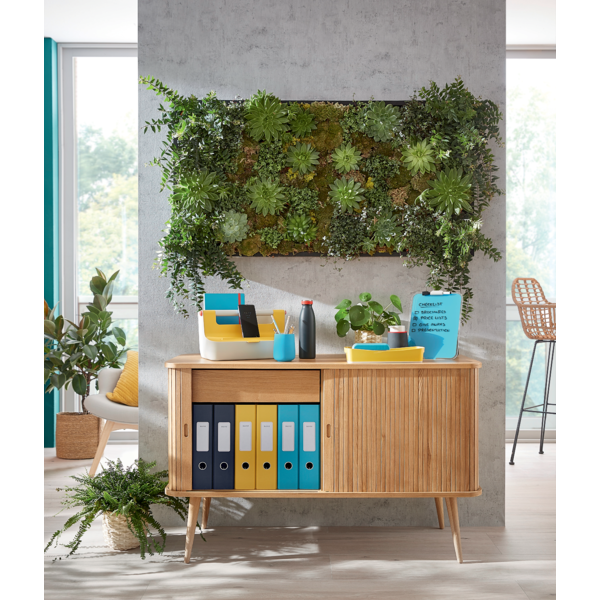 Bandeja Organizadora Leitz Mybox Cosy Con Asa, Pequeña Amarillo Cálido