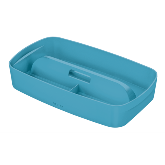 Bandeja Organizadora Leitz Mybox Cosy Con Asa, Pequeña Azul Calma