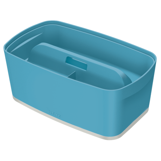 Bandeja Organizadora Leitz Mybox Cosy Con Asa, Pequeña Azul Calma