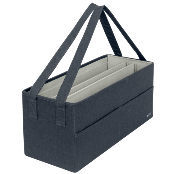 Bolsa De Tela Para El Trabajo Leitz Hot Desking Gris Terciopelo