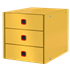 Buc De Cajones Click & Store Leitz Cosy (3 Cajones) Amarillo Cálido