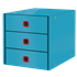 Buc De Cajones Click & Store Leitz Cosy (3 Cajones) Azul Calma