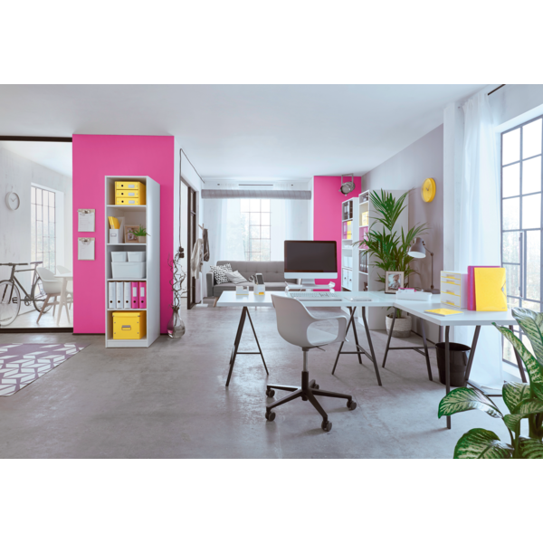 Buc De Cajones Click & Store Wow De Leitz (3 Cajones) Amarillo