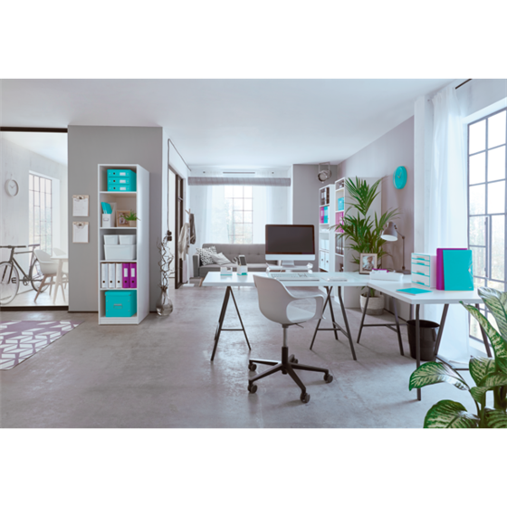 Buc De Cajones Click & Store Wow De Leitz (4 Cajones) Púrpura