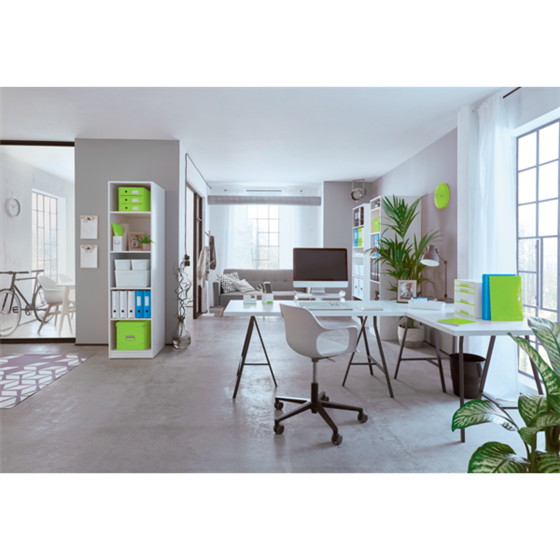 Caja De Almacenaje Grande Click & Store Wow De Leitz Azul