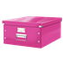 Caja De Almacenaje Grande Click & Store Wow De Leitz Fucsia