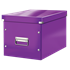 Caja De Almacenaje Grande Click & Store Wow En Forma De Cubo De Leitz Púrpura