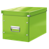 Caja De Almacenaje Grande Click & Store Wow En Forma De Cubo De Leitz Verde