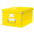 Caja De Almacenaje Mediana Click & Store Wow De Leitz Amarillo