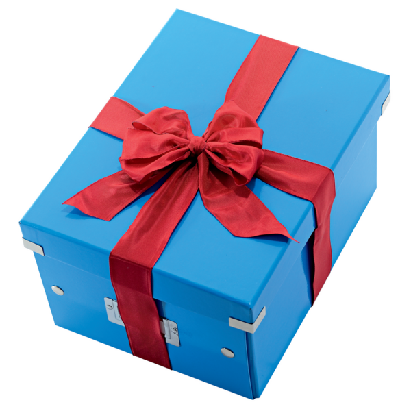 Caja De Almacenaje Mediana Click & Store Wow De Leitz Azul