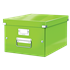 Caja De Almacenaje Mediana Click & Store Wow De Leitz Verde