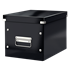 Caja De Almacenaje Mediana Click & Store Wow En Forma De Cubo De Leitz Negro
