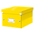 Caja De Almacenaje Pequeña Click & Store Wow De Leitz Amarillo