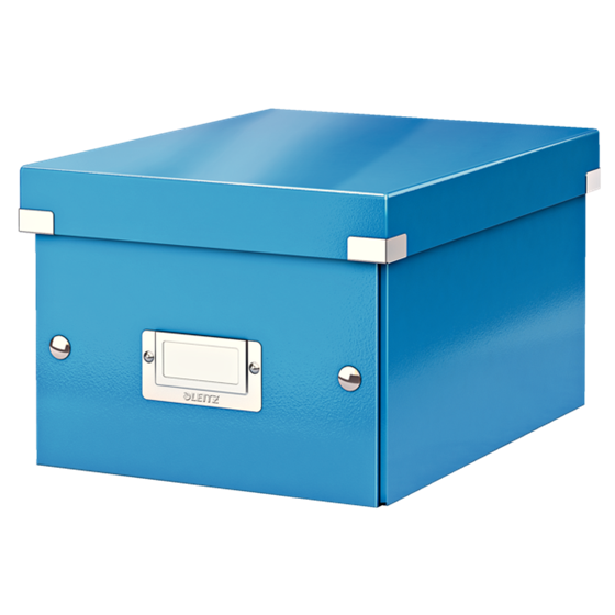 Caja De Almacenaje Pequeña Click & Store Wow De Leitz Azul