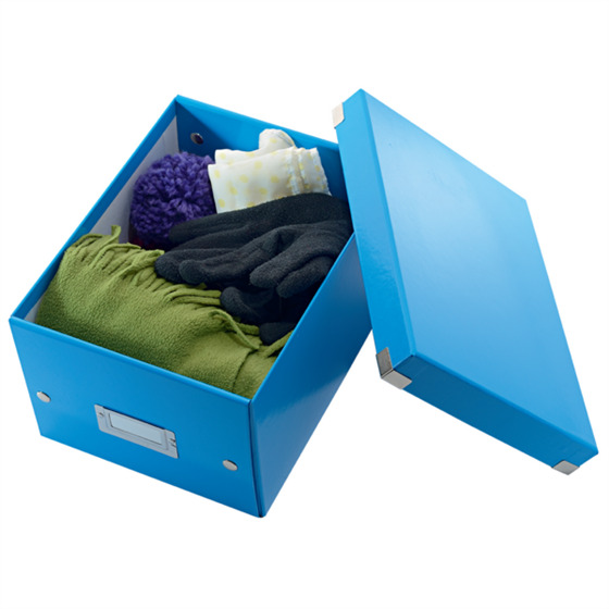 Caja De Almacenaje Pequeña Click & Store Wow De Leitz Azul