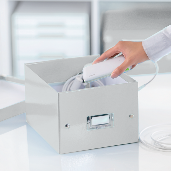 Caja De Almacenaje Pequeña Click & Store Wow De Leitz Blanco