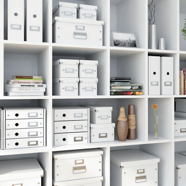 Caja De Almacenaje Pequeña Click & Store Wow De Leitz Blanco