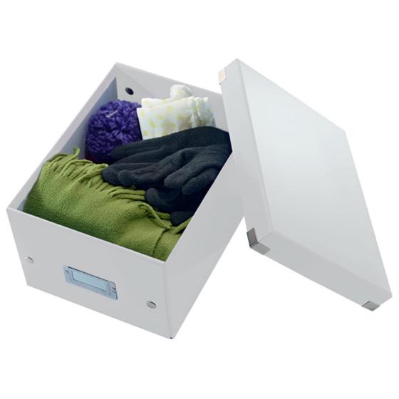 Caja De Almacenaje Pequeña Click & Store Wow De Leitz Blanco