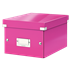 Caja De Almacenaje Pequeña Click & Store Wow De Leitz Fucsia