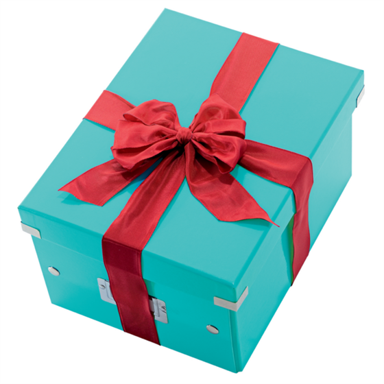 Caja De Almacenaje Pequeña Click & Store Wow De Leitz Turquesa