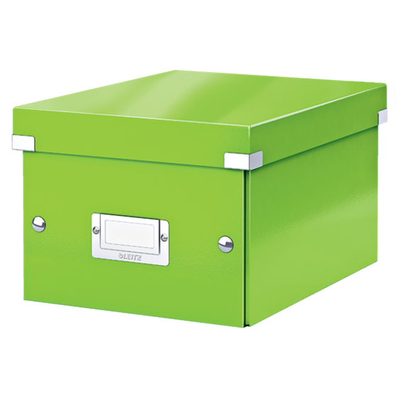 Caja De Almacenaje Pequeña Click & Store Wow De Leitz Verde