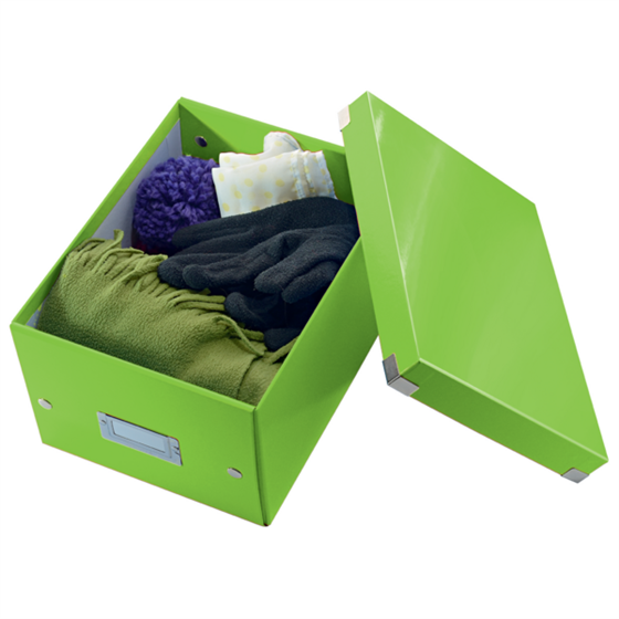 Caja De Almacenaje Pequeña Click & Store Wow De Leitz Verde